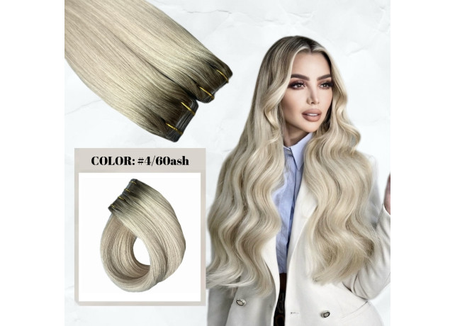 Extensii Invisible Tape Ombre #4/ #60ASH